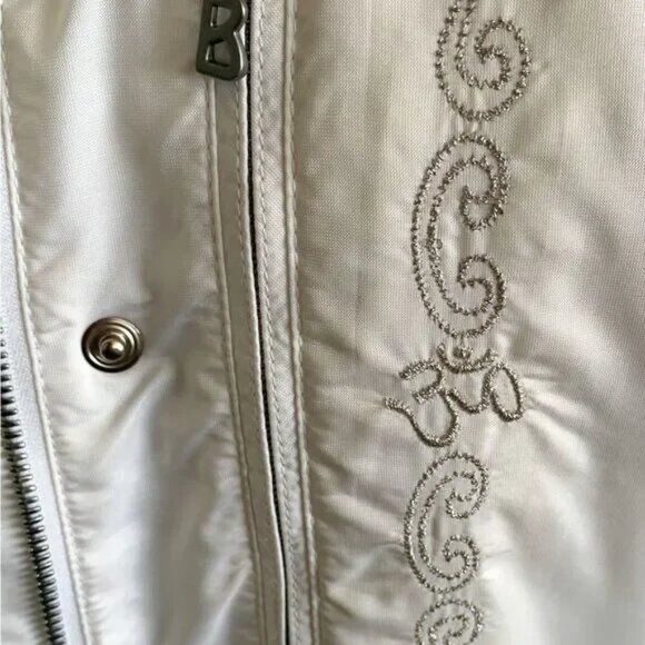 Vintage Bogner heavily embroidered Elephant Design white ski jacket 4 - Picture 11 of 14